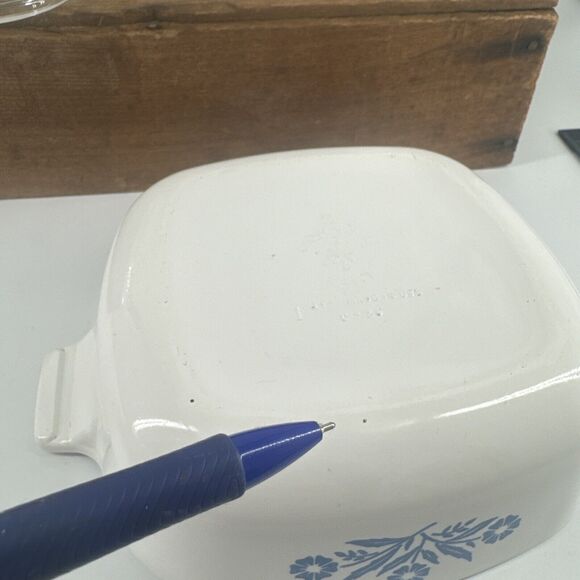 Corning Ware Blue Cornflower C-15 & C-24 Casserole Dishes 1 Quart 1959 RARE VTG - Picture 13 of 16